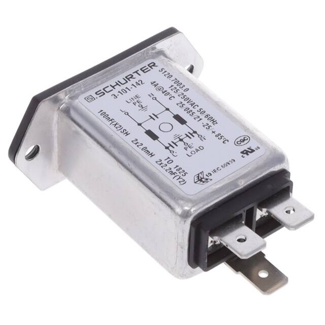 3-101-142 SCHURTER Inc.  Moduli di ingresso alimentazione (PEM)